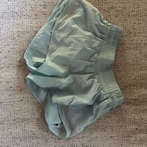 Lululemon Athletica Mint Green Athletic Shorts